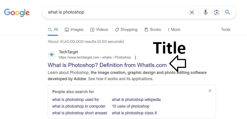 Title in one page SEO